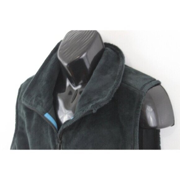 LL Bean Womens Luxe Jacket Vest Recycled Fleece Snow Hiking Ski Black Size 2XL - Picture 6 of 13